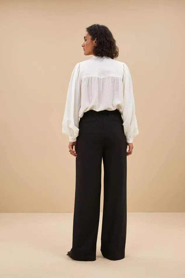 Women Trousers Bybar Odin Classy Pants Jet Black