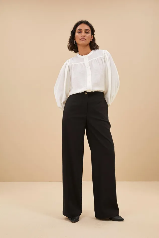Women Trousers Bybar Odin Classy Pants Jet Black