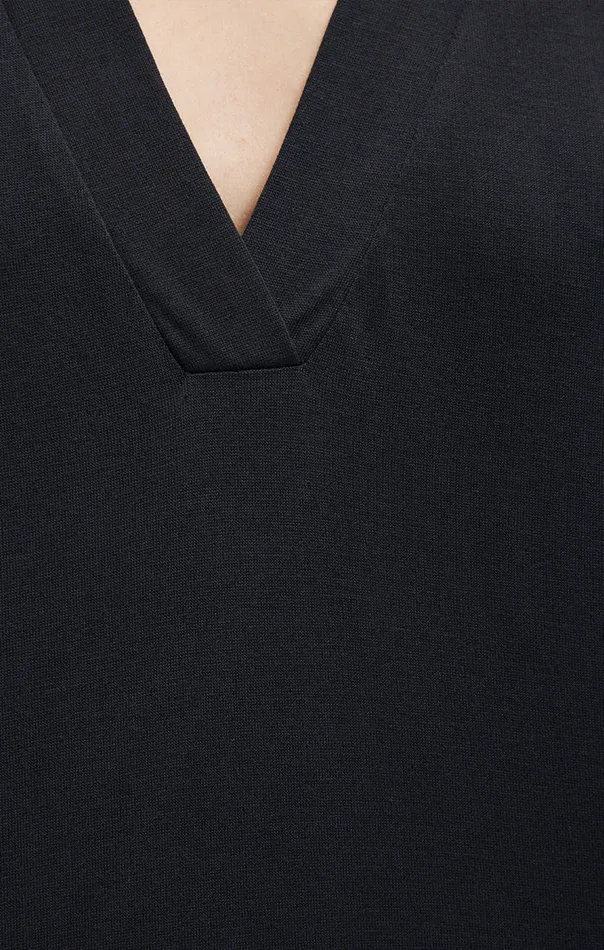 Women VNeck Shirt In Black Mavi Jeans Shirts Women VNeck Shirt In Black Mavi Jeans Shirts