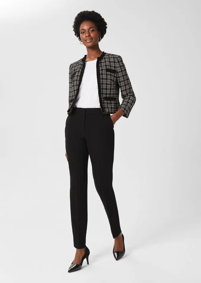 Womens Alva Tapered Trouser Black Hobbs Trousers