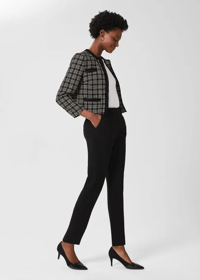 Womens Alva Tapered Trouser Black Hobbs Trousers