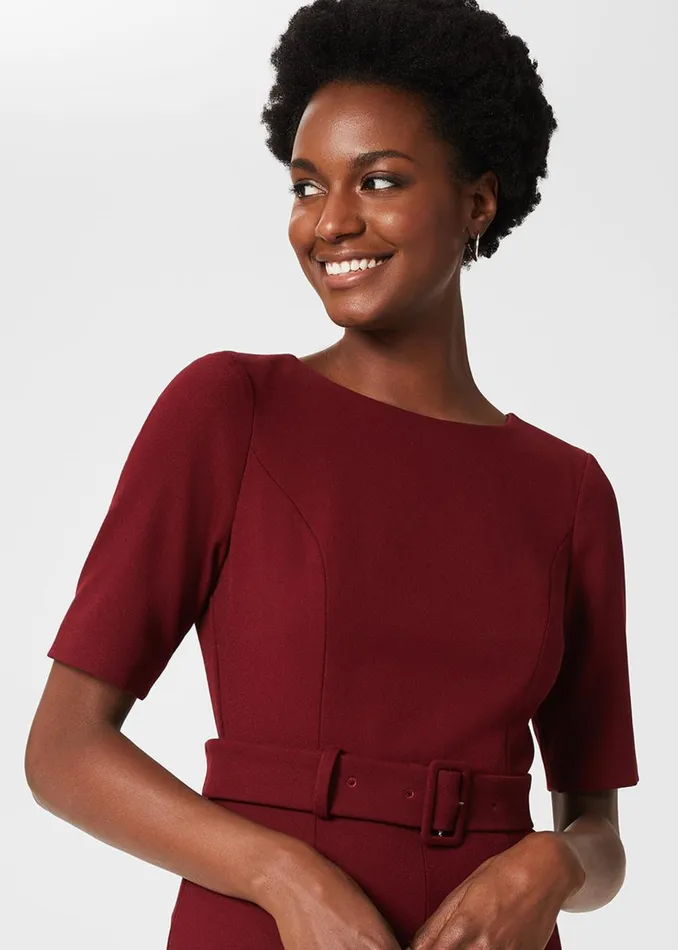 Womens Bria Dress Merlot Hobbs Dresses Casaul