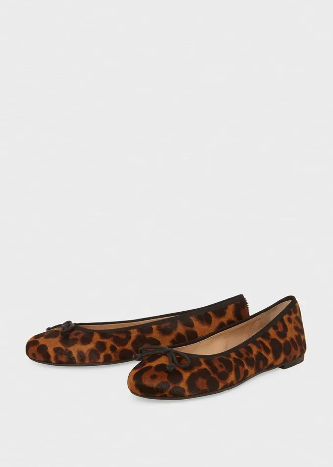 Womens Flo Ballerina Leopard Hobbs Ballerinas