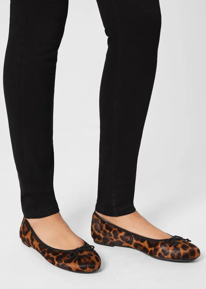 Womens Flo Ballerina Leopard Hobbs Ballerinas