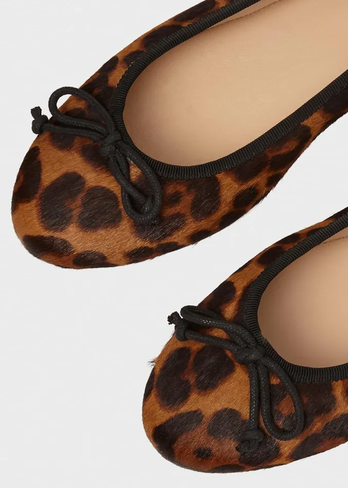 Womens Flo Ballerina Leopard Hobbs Flats and Pumps Online