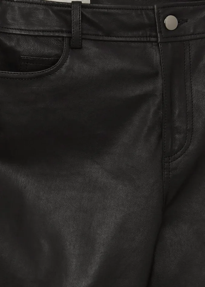 Womens Gia Stretch Leather Jean Black Hobbs Trousers