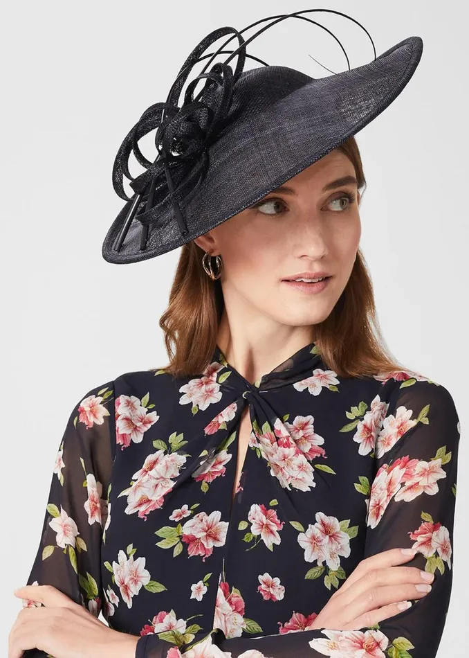 Womens Harriet Fascinator Navy Hobbs Hats Gift 4 You