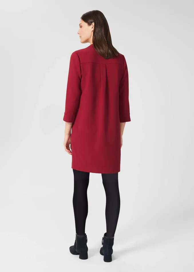 Womens Katelena Tunic Dress Berry Pink Hobbs Dresses Popular