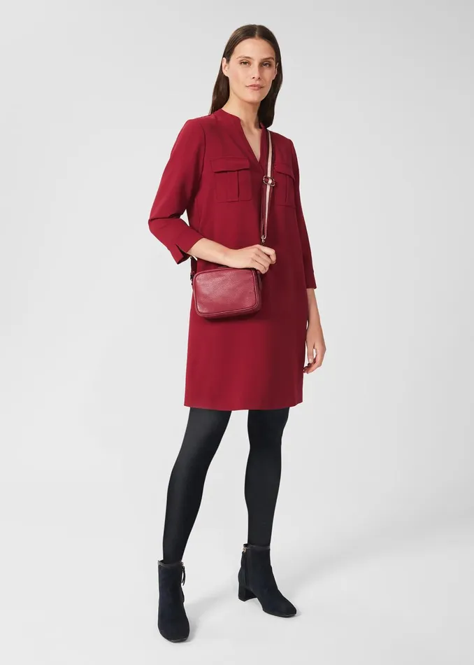 Womens Katelena Tunic Dress Berry Pink Hobbs Dresses Popular