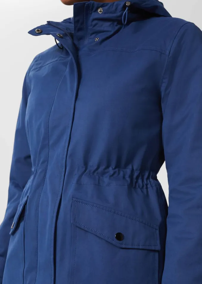 Womens Kyra Waterproof Coat With Hood Deep Blue Hobbs Coats and Jackets Online