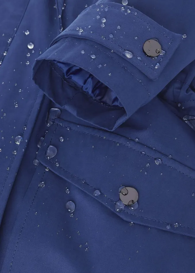 Womens Kyra Waterproof Coat With Hood Deep Blue Hobbs Coats and Jackets Online