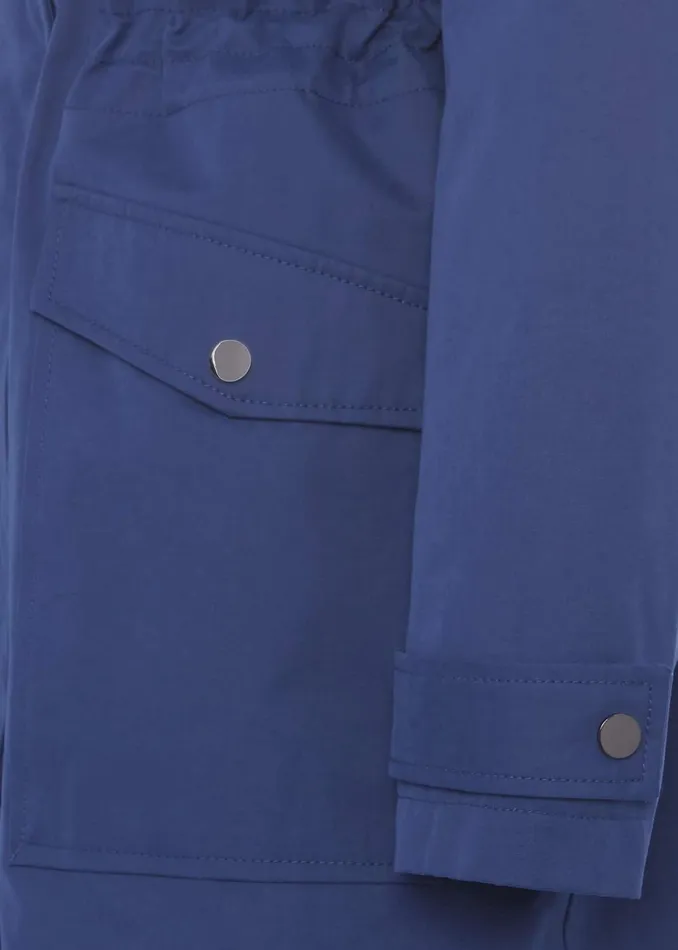 Womens Kyra Waterproof Coat With Hood Deep Blue Hobbs Coats and Jackets Online