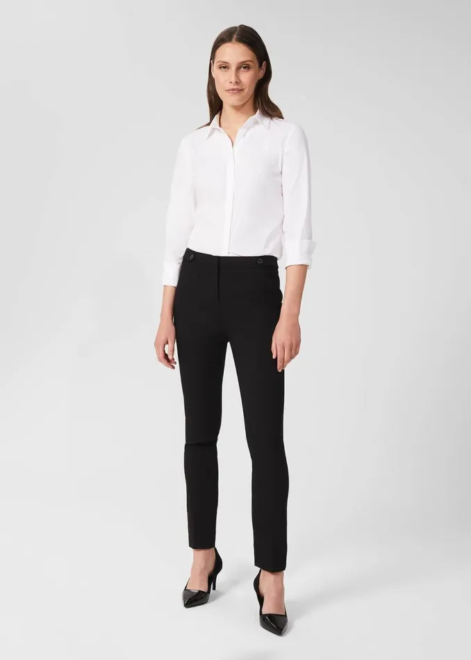 Womens Luca Slim Trousers Black Hobbs Trousers