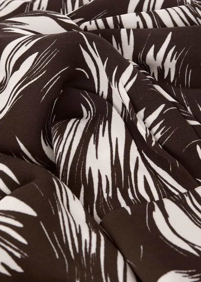 Womens Nieve Printed Dress Bitter Choc Iry Hobbs Dresses Near Me