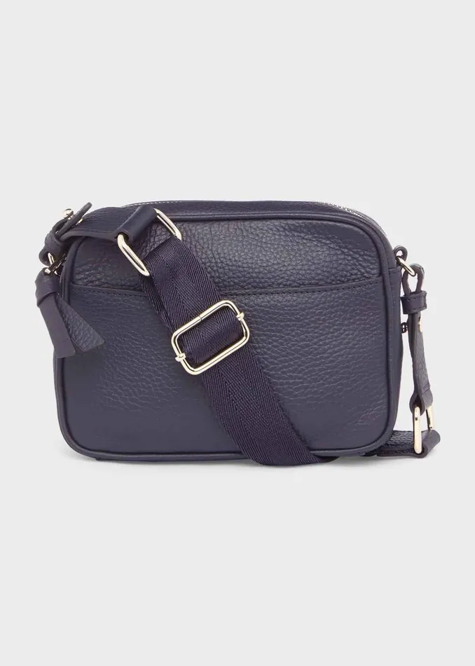 Womens Pelham Leather Cross Body Bag Navy Hobbs Bags Near Me
