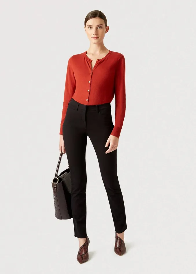 Womens Petite Amanda Skinny Jeans With Stretch Black Hobbs Trousers For Sale