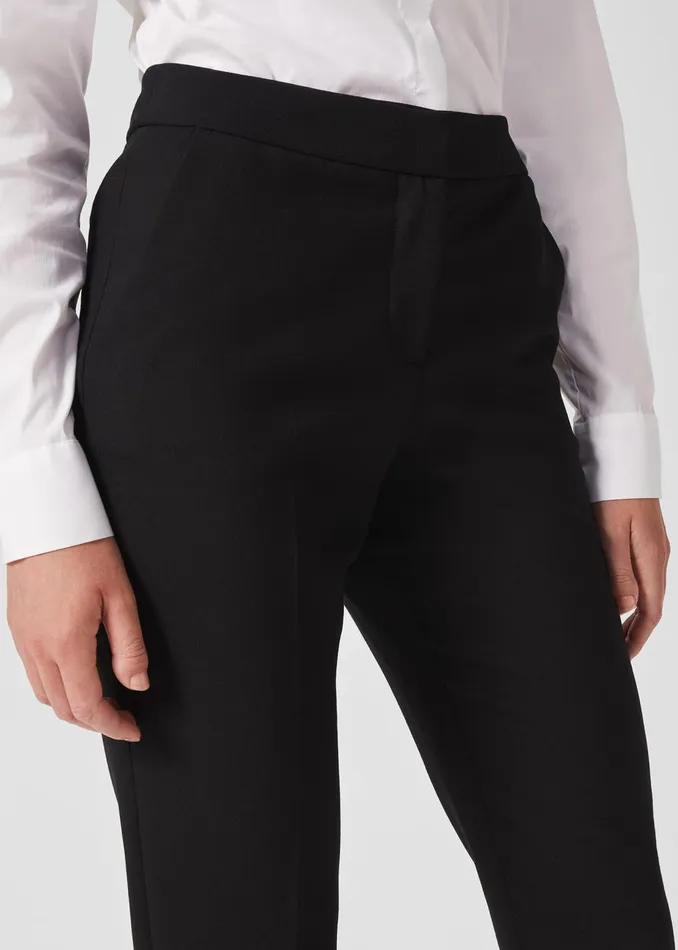 Womens Petite Gael Trousers Black Hobbs Trousers