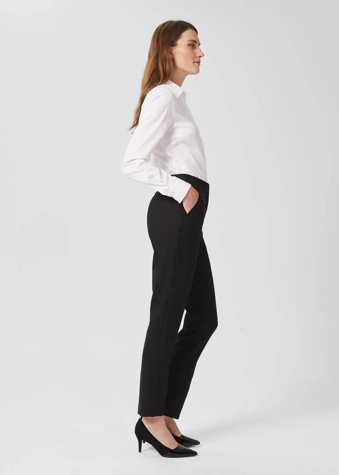 Womens Petite Gael Trousers Black Hobbs Trousers