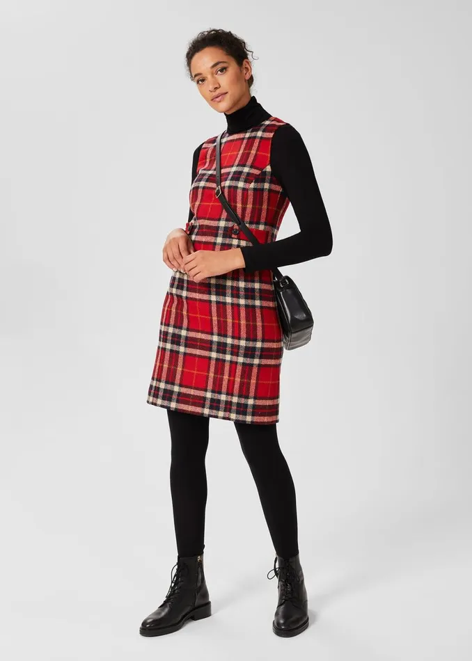Womens Petite Sariah Aline Shift Dress Red Multi Hobbs Dresses Near Me