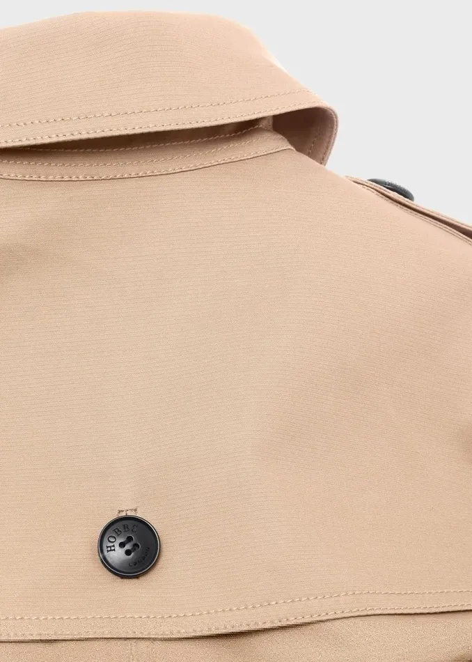 Womens Petite Saskia Water Resistant Trench Coat Tan Hobbs Coats and Jackets Gift 4 You