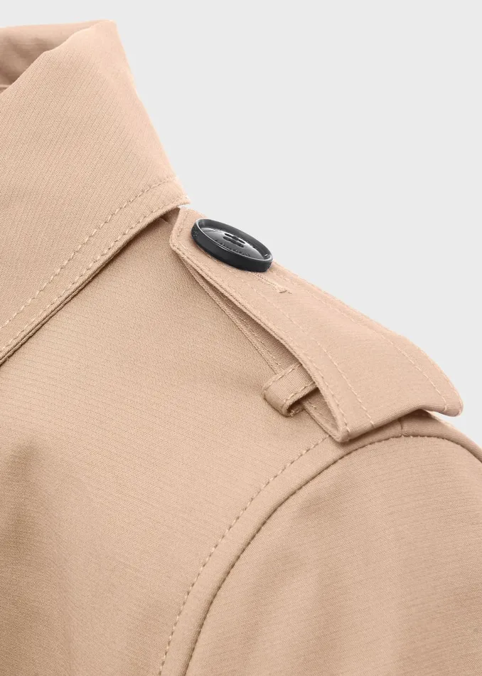 Womens Petite Saskia Water Resistant Trench Coat Tan Hobbs Coats and Jackets Gift 4 You