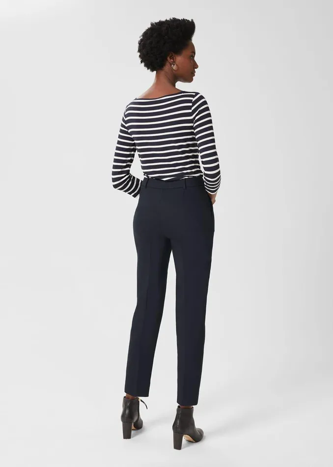 Womens Quin Tapered Trouser Navy Hobbs Trousers