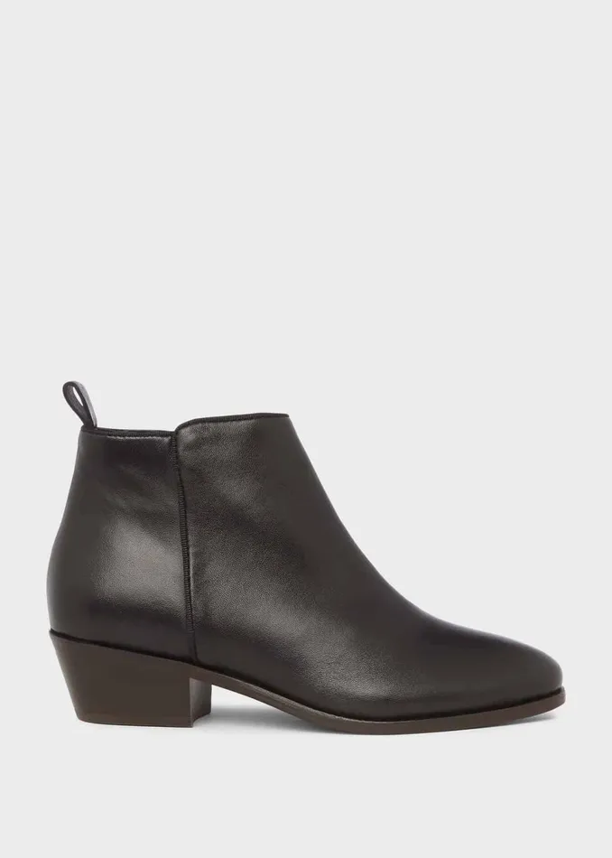 Womens Rosabel Leather Ankle Boots Black Hobbs Ankle Boots Near Me