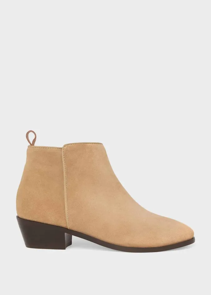 Womens Rosabel Suede Ankle Boots Camel Hobbs Ankle Boots For Sale