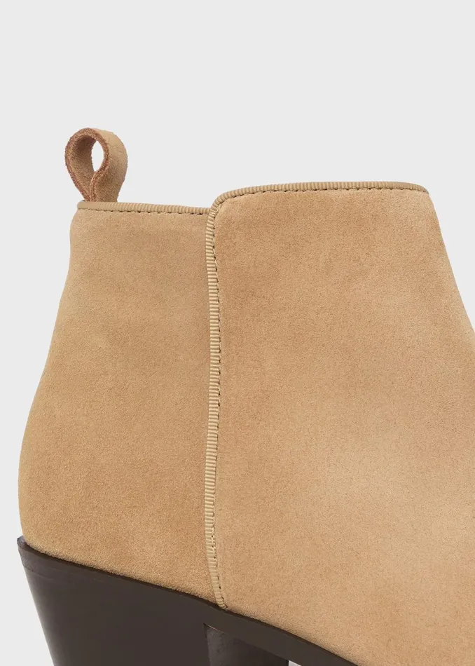 Womens Rosabel Suede Ankle Boots Camel Hobbs Ankle Boots For Sale