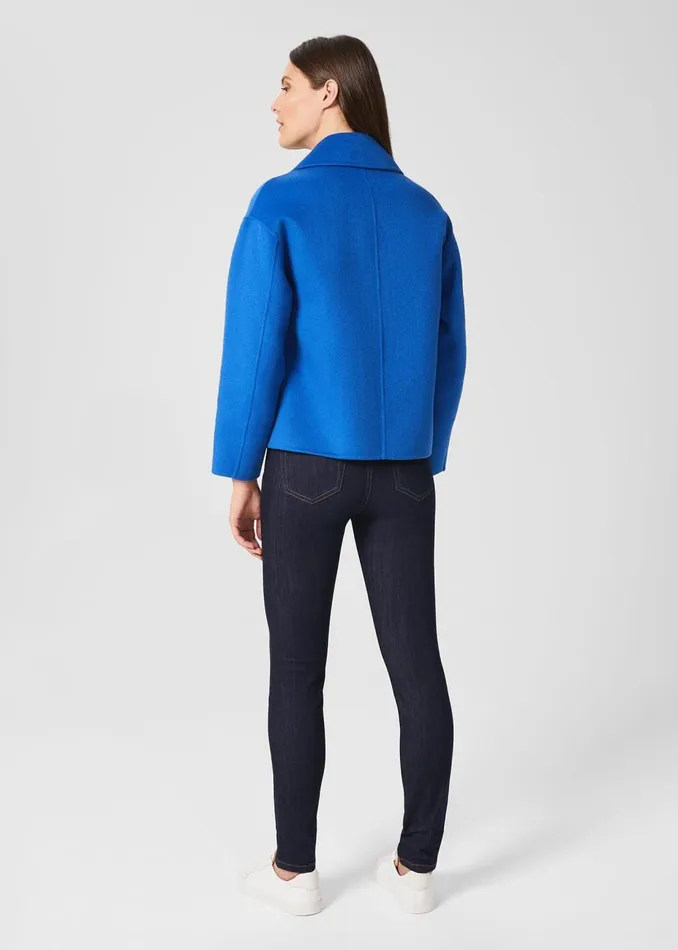 Womens Rosanna Wool Blend Coat Royal Blue Hobbs Coats and Jackets Popular