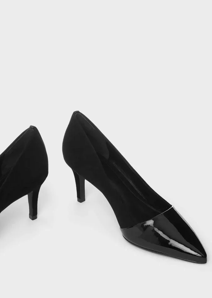 Womens Rowan Suede Court Shoes Black Hobbs Heels Casaul