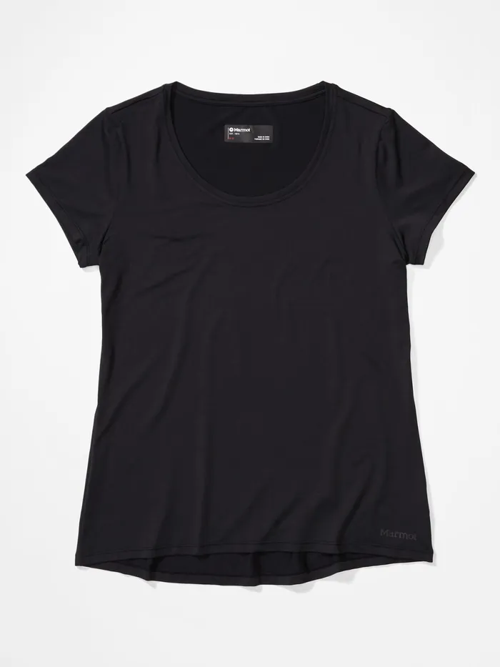 Womens ShortSleeve Shirts Marmot All Around ShortSleeve TShirt Black