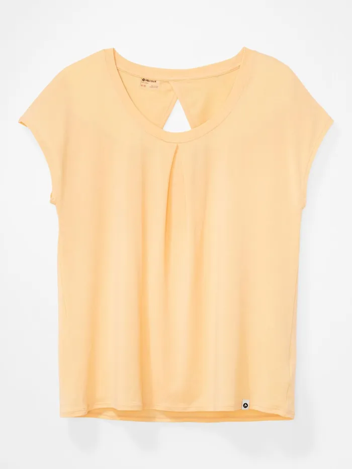 Womens TShirts And Tank Tops Marmot Theia ShortSleeve Shirt Sweet Apricot