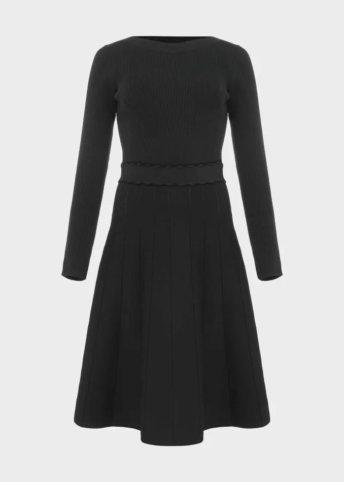 Womens Tali Knitted Dress Deep Green Hobbs Dresses Gift Ideas