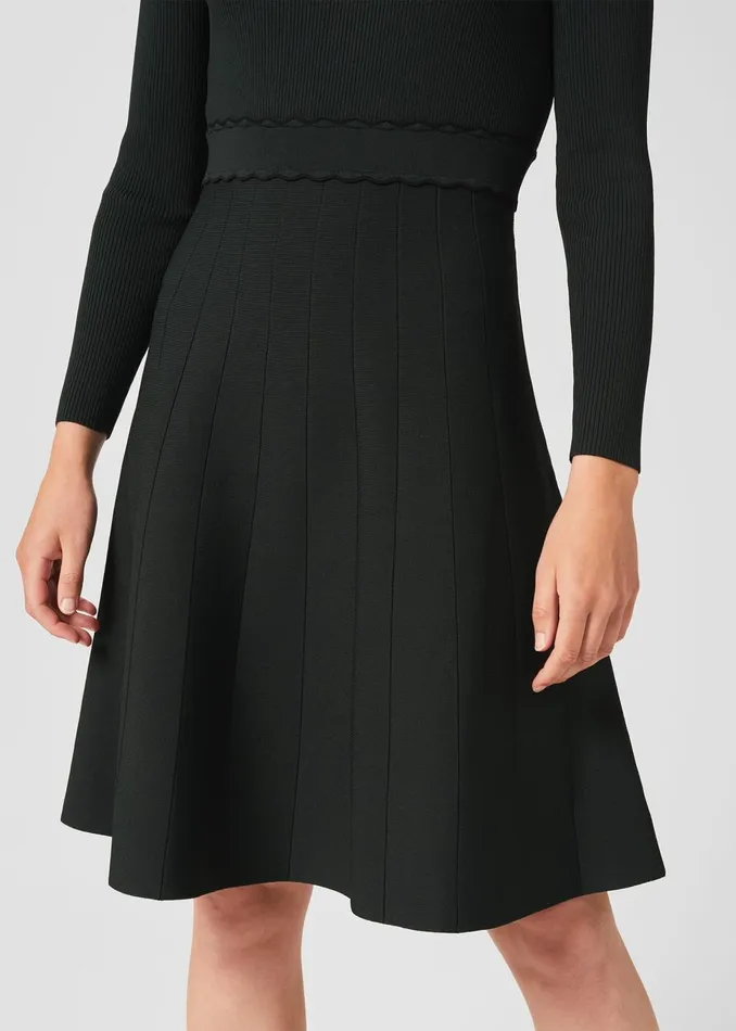 Womens Tali Knitted Dress Deep Green Hobbs Dresses Gift Ideas