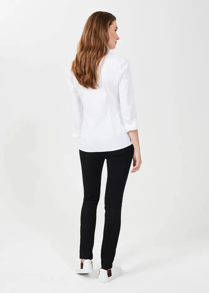 Womens Victoria Cotton Shirt White Hobbs Tops Cheap On Sale