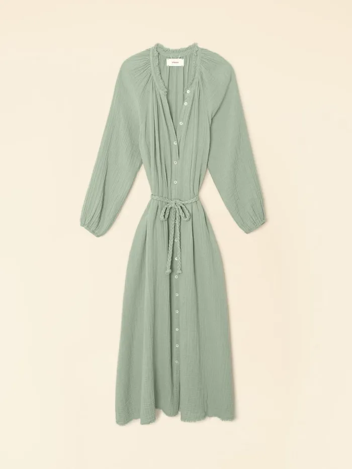 XRENA Aqua Grey Andrea Dress Women Dresses