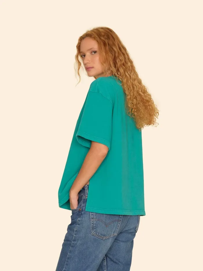XRENA Beryl Green Andye Sweatshirt Women Sweats and Tees