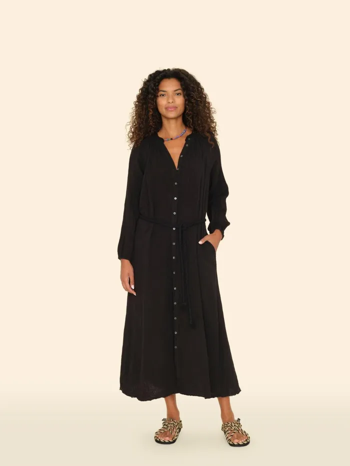 XRENA Black Andrea Dress Women Dresses