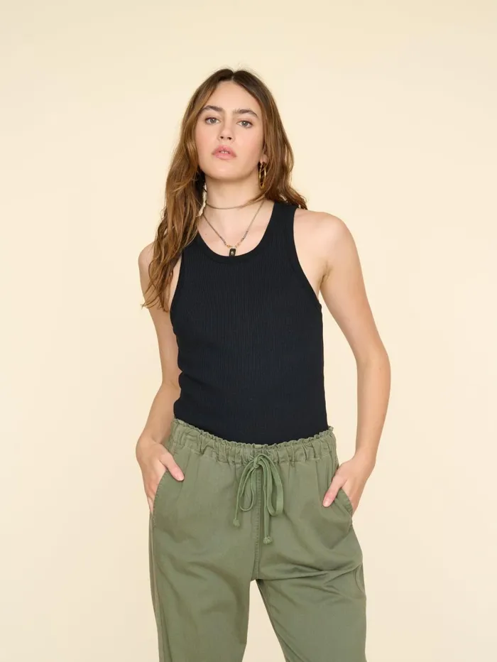 XRENA Black Arynn Tank Top Women Sweats and Tees XRENA Black Arynn Tank Top Women Sweats and Tees