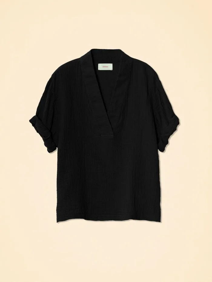 XRENA Black Avery Top Women Tops XRENA Black Avery Top Women Tops