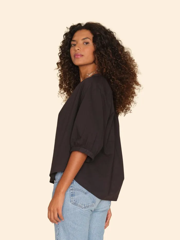 XRENA Black Chandler Shirt Women Shirts XRENA Black Chandler Shirt Women Shirts