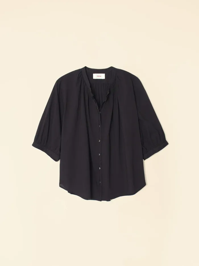 XRENA Black Chandler Shirt Women Shirts XRENA Black Chandler Shirt Women Shirts