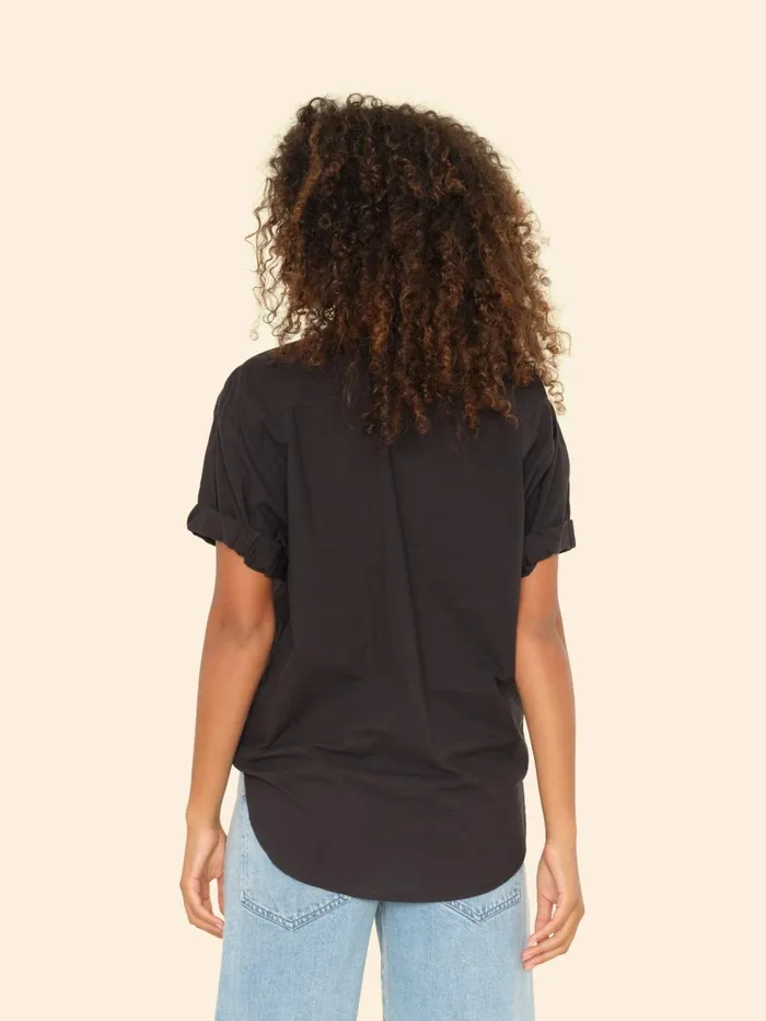 XRENA Black Channing Shirt Women Shirts XRENA Black Channing Shirt Women Shirts