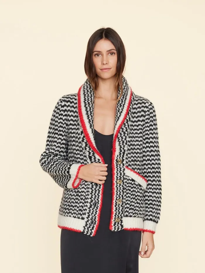 XRENA Black Creme Coltyn Sweater Women Sweaters and Jackets