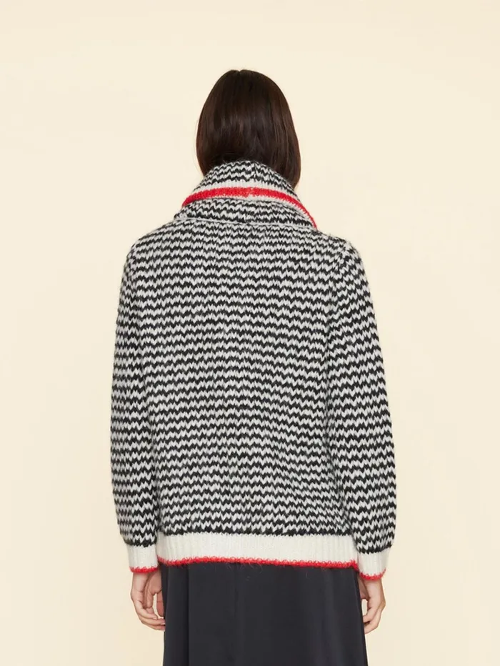 XRENA Black Creme Coltyn Sweater Women Sweaters and Jackets XRENA Black Creme Coltyn Sweater Women Sweaters and Jackets