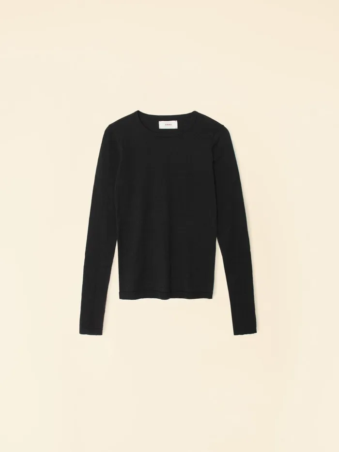 XRENA Black Crewe Sweater Women Sweaters and Jackets XRENA Black Crewe Sweater Women Sweaters and Jackets