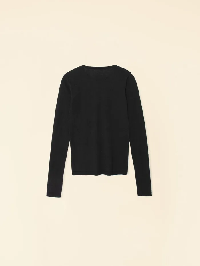 XRENA Black Crewe Sweater Women Sweaters and Jackets XRENA Black Crewe Sweater Women Sweaters and Jackets