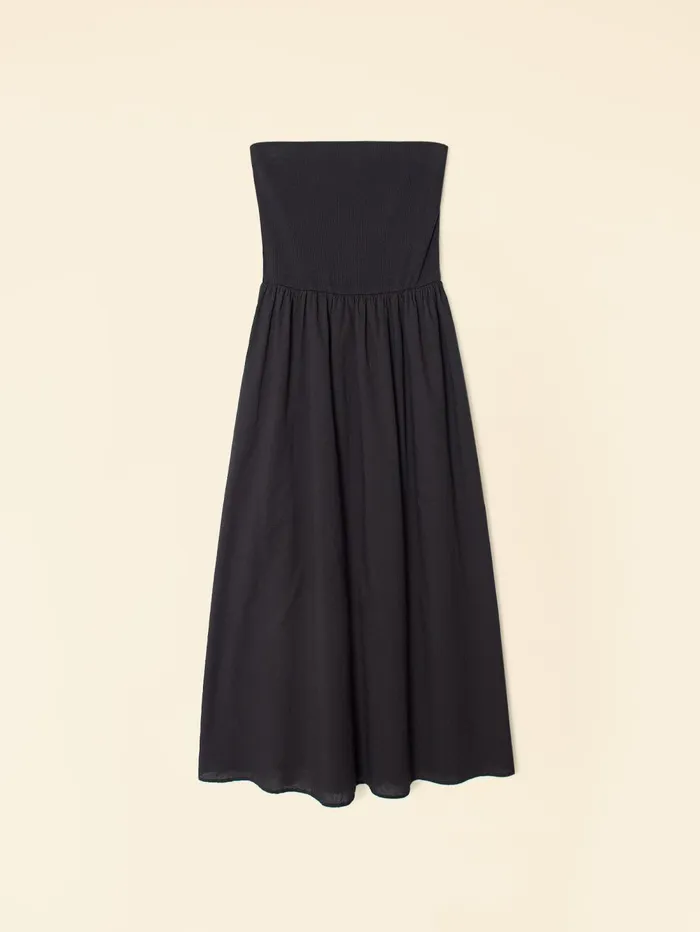 XRENA Black Finnian Dress Women Dresses