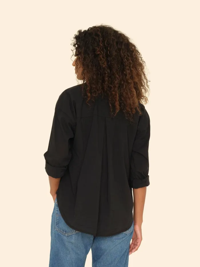 XRENA Black Jordy Shirt Women Shirts XRENA Black Jordy Shirt Women Shirts